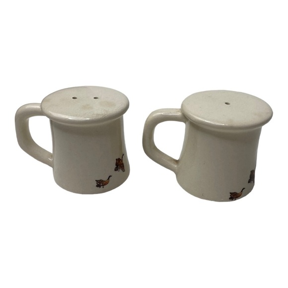 Vintage Tennessee Geese Salt & Pepper Ceramic Shakers - Picture 3 of 4